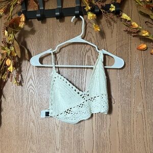 Crochet Cream Tank Top